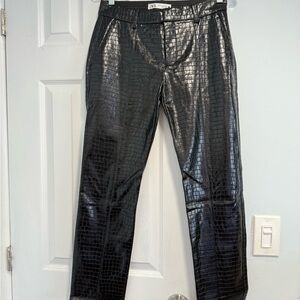 Zara Black Skinny High-Waisted Pants